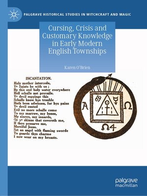 cover image of Cursing, Crisis and Customary Knowledge in Early Modern English Townships